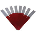 Peterson Peterson 465K Reflective Marking Tape Strip - 2" Red/White 8-Strip Kit 465K